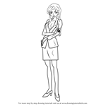 How to Draw Sharon Vineyard from Detective Conan