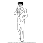 How to Draw Yusaku Kudo from Detective Conan