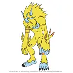 How to Draw Apemon from Digimon