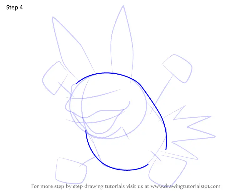 How to Draw Elecmon from Digimon (Digimon) Step by Step ...