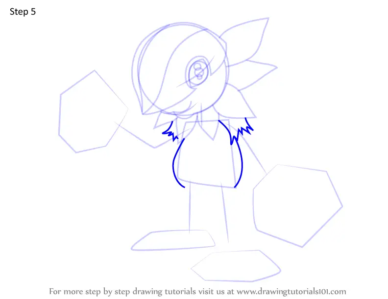 How to Draw Floramon from Digimon (Digimon) Step by Step ...