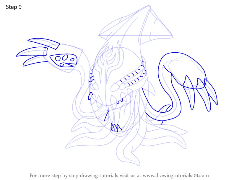 How to Draw Gesomon from Digimon (Digimon) Step by Step ...