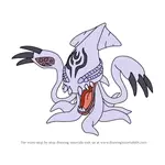 How to Draw Gesomon from Digimon