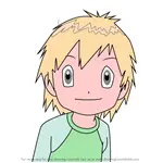 How to Draw T.K. Takaishi's Son from Digimon
