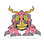 How to Draw Tentomon from Digimon