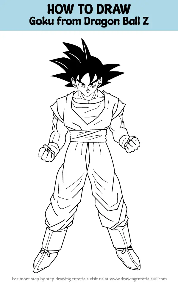 Goku Dragon Ball Z Drawing 2024, Drawing by Steeven Shaw | Artmajeur