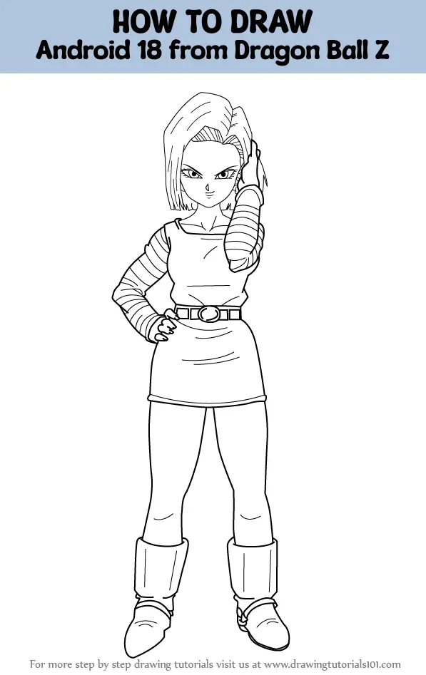 goku android 18 et couleur