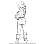 How to Draw Android 18 from Dragon Ball Z
