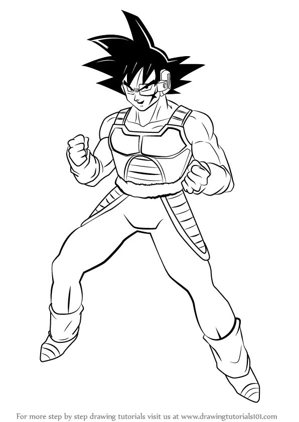 Learn How to Draw Bardock from Dragon Ball Z Dragon Ball