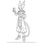 How to Draw Beerus from Dragon Ball Z