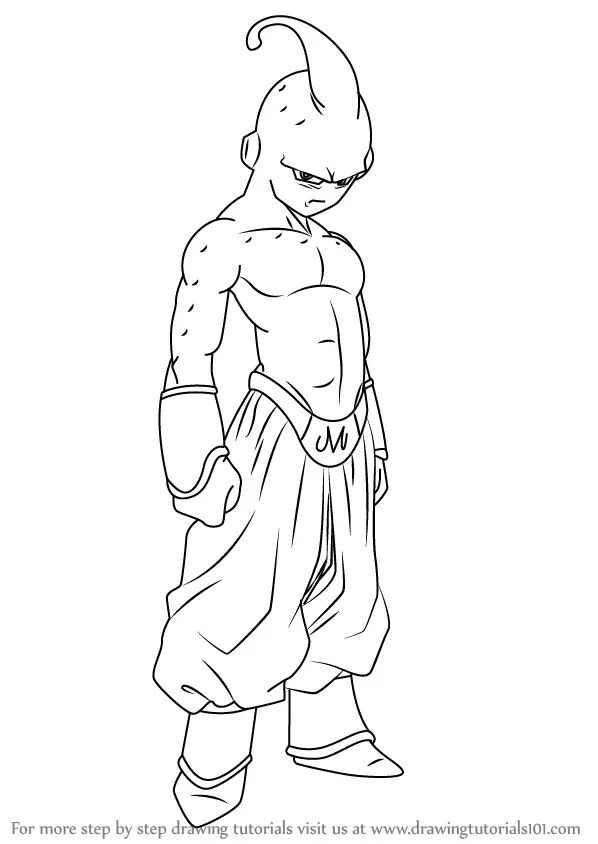 Learn How to Draw Buu from Dragon Ball Z (Dragon Ball Z) Step by Step