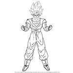 How to Draw Goku Super Saiyan from Dragon Ball Z