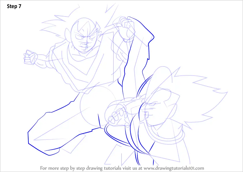 Lineart Goku And Vegeta By Chibidamz  Drawing PNG Image  Transparent PNG  Free Download on SeekPNG