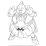 How to Draw Majin Boo from Dragon Ball Z