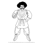 How to Draw Mr Satan from Dragon Ball Z
