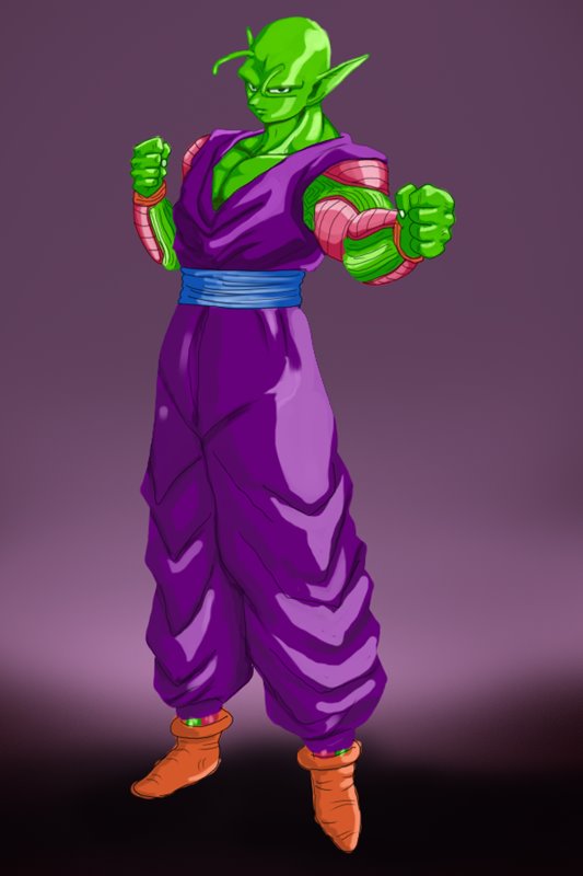 Learn How to Draw Piccolo from Dragon Ball Z (Dragon Ball Z) Step by ...