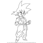 How to Draw Son Goten from Dragon Ball Z