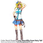 How to Draw Lucy Heartfilia from Fairy Tail