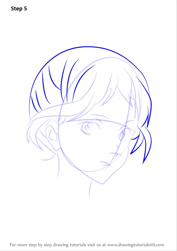 How to Draw Chigusa Hanamura from Free! (Free!) Step by Step ...