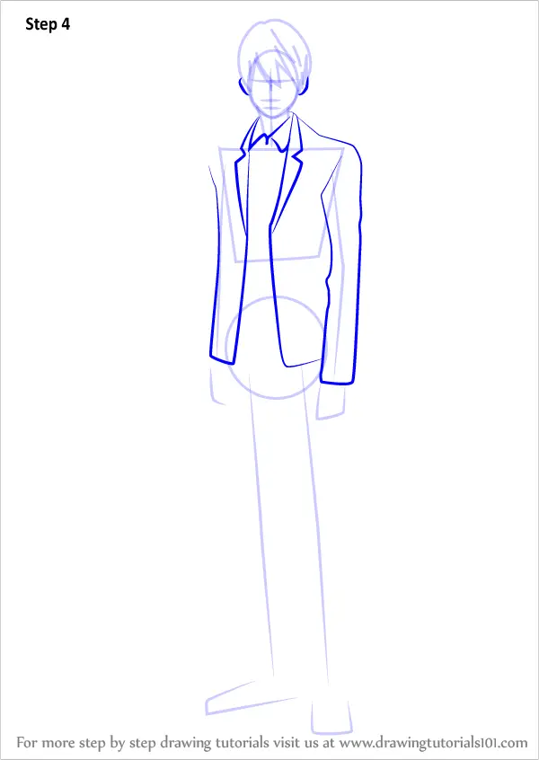 How to Draw Haruka Nanase from Free! (Free!) Step by Step