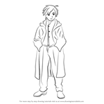 How to Draw Alphonse Elric Human from Fullmetal Alchemist