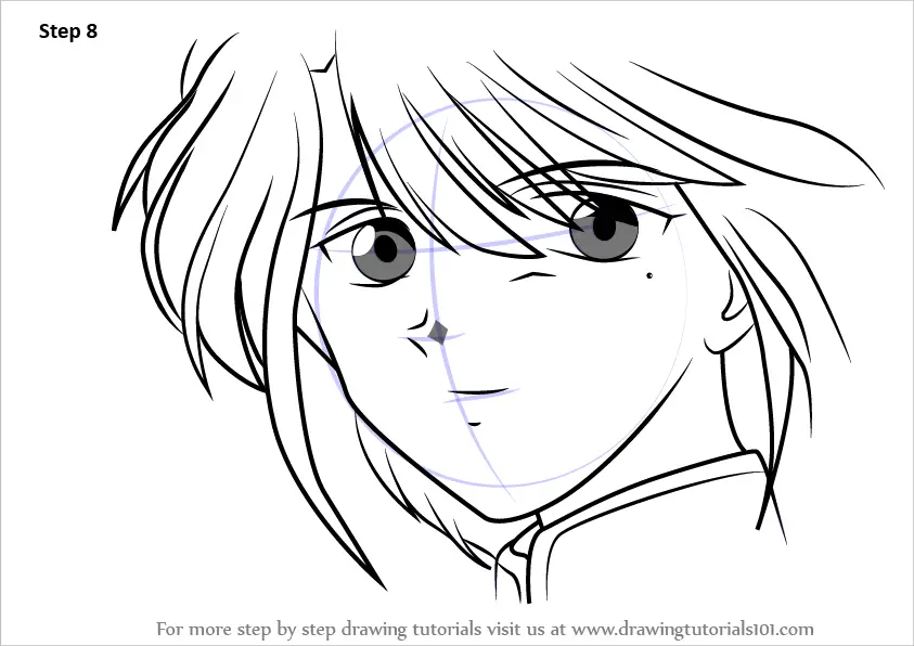 How to Draw Nuriko from Fushigi Yuugi (Fushigi Yuugi) Step by Step ...