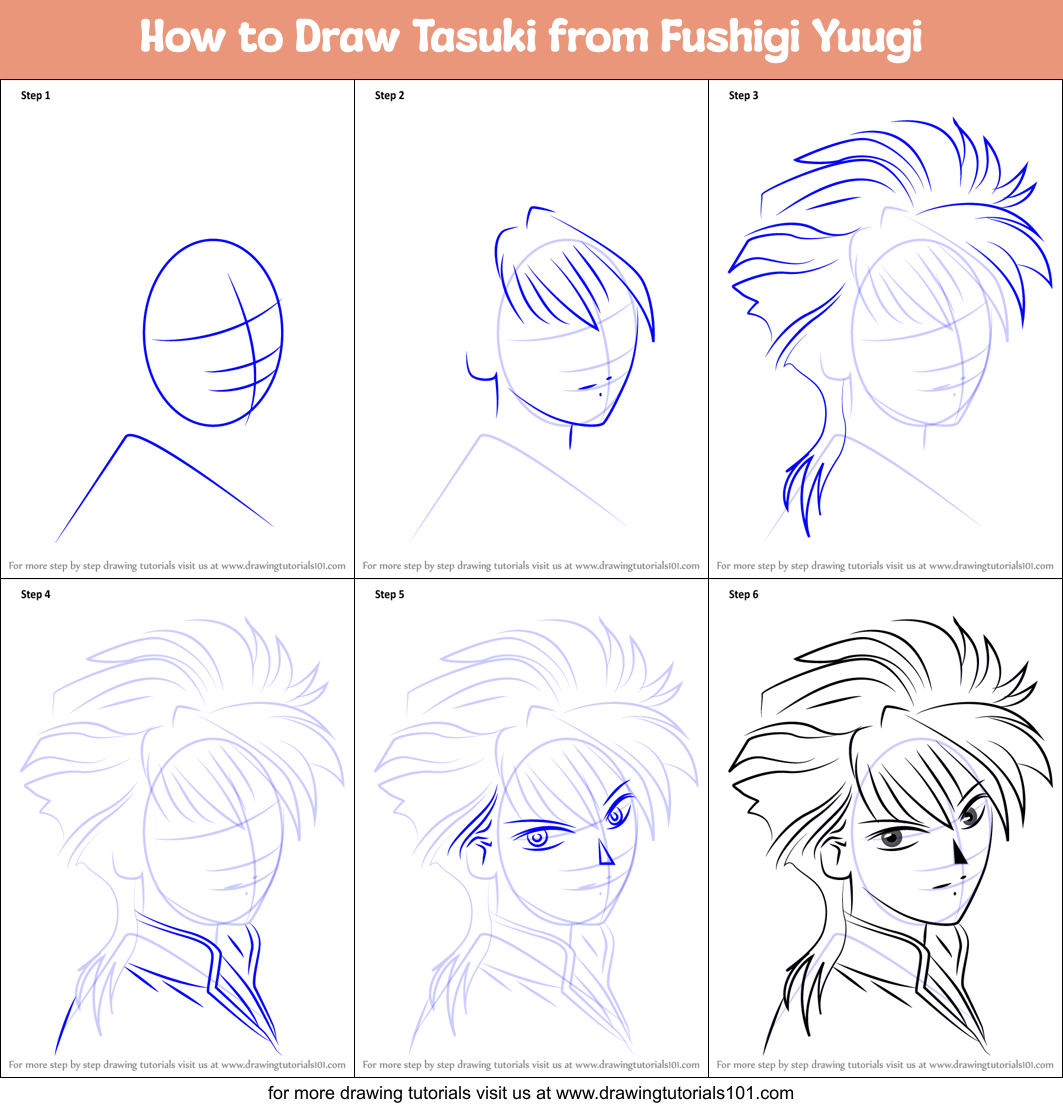 How To Draw Fushi, Step By Step