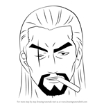 How to Draw Kanbei from Gin Tama