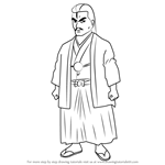 How to Draw Yagyuu Koshinori from Gin Tama