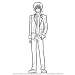How to Draw Mitsuo Yanagisawa from Golden Time