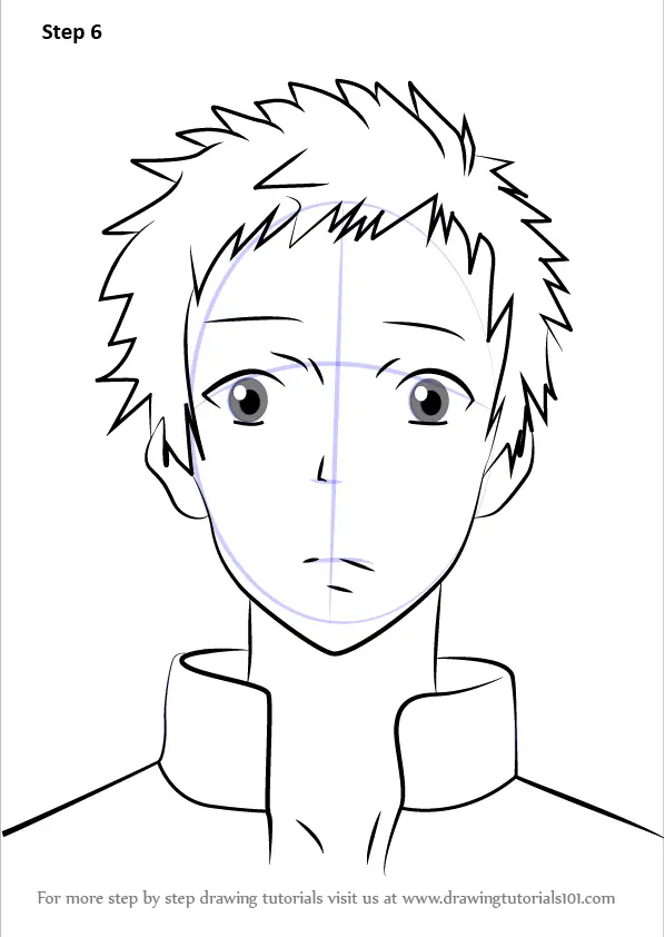 Step by Step How to Draw Souta Tamadate from Guilty Crown ...