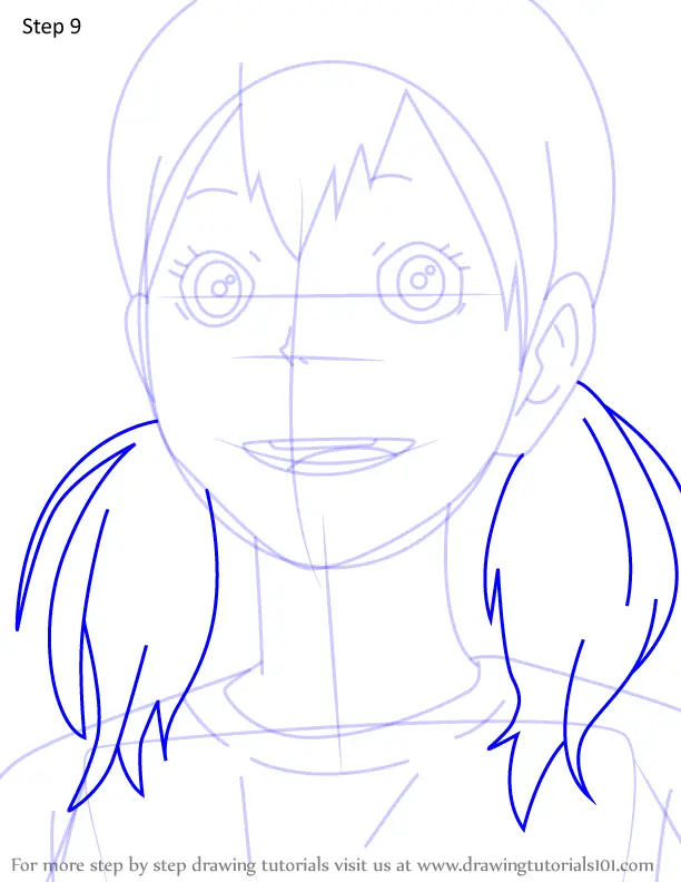 How to Draw Eri Miyanoshita from Haikyuu!! (Haikyuu!!) Step by Step ...