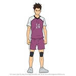 How to Draw Hayato Yamagata from Haikyuu!!