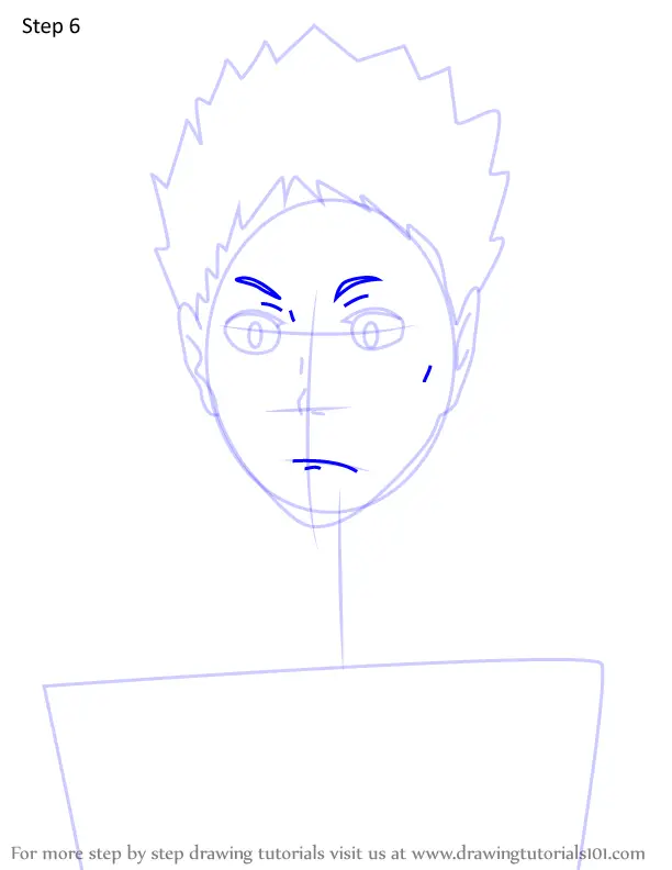 How to Draw Hiroki Kurokawa from Haikyuu!! (Haikyuu!!) Step by Step ...