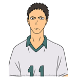 How to Draw Jingo Fukiage from Haikyuu!!