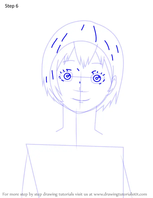 How to Draw Kanoka Amanai from Haikyuu!! (Haikyuu!!) Step by Step ...