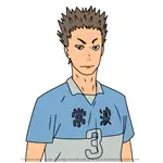 How to Draw Kazuma Chaya from Haikyuu!!