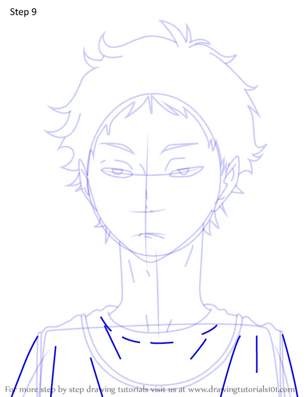 How to Draw Keiji Akaashi from Haikyuu!! (Haikyuu!!) Step by Step ...