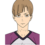 How to Draw Kenjiro Shirabu from Haikyuu!!