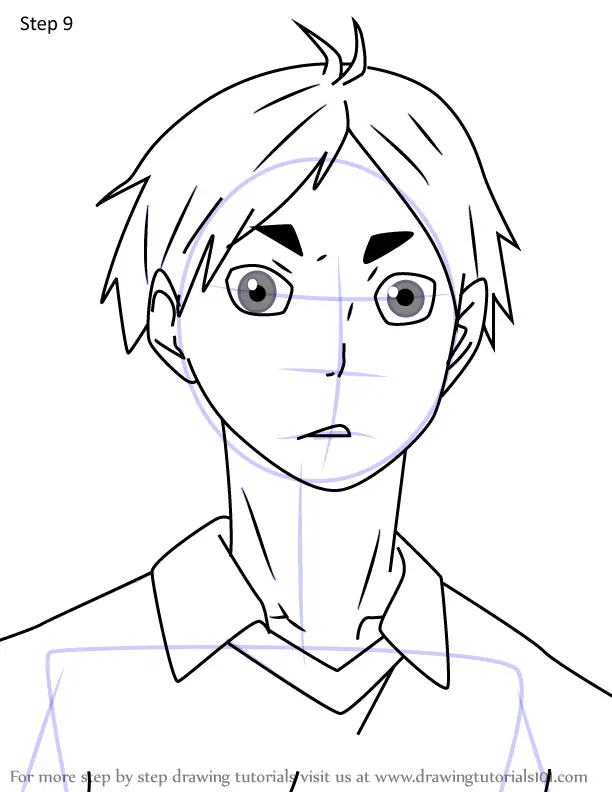 How to Draw Kosuke Sakunami from Haikyuu!! (Haikyuu!!) Step by Step ...