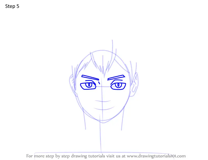 How to Draw Shinsuke Kita from Haikyuu!! (Haikyuu!!) Step by Step ...