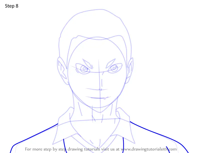 How to Draw Takeru Nakashima from Haikyuu!! (Haikyuu!!) Step by Step ...