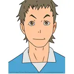 How to Draw Yoshiharu Haga from Haikyuu!!