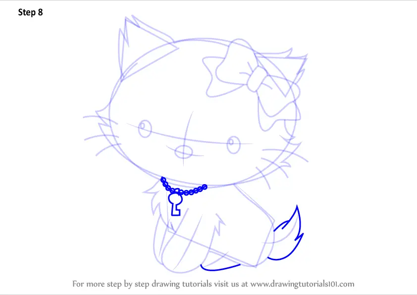 Learn How to Draw Ichigoman from Hello Kitty (Hello Kitty) Step by Step :  Drawing Tutorials