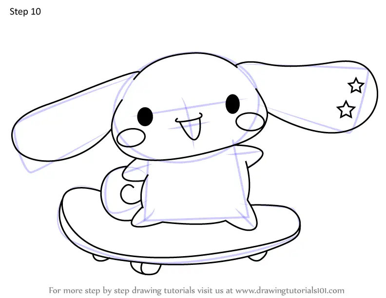 How To Draw Cinnamoroll From Hello Kitty Hello Kitty Step By Step