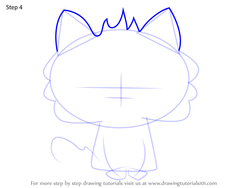 How to Draw Frooliemew from Hello Kitty (Hello Kitty) Step by Step ...