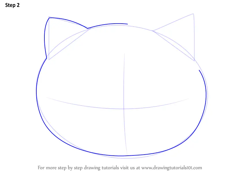 How to Draw a Hello Kitty Face- Really Easy Drawing Tutorial