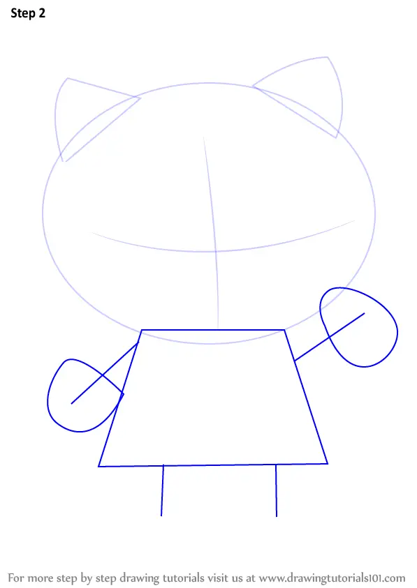 How to Draw Hello Kitty Easy Steps by step – blogfreedraw