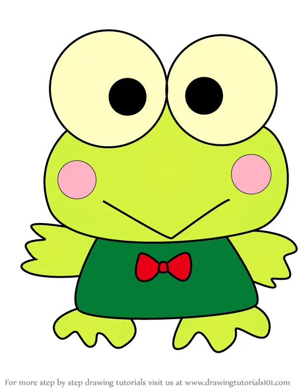 How To Draw Keroppi From Hello Kitty Step 0 