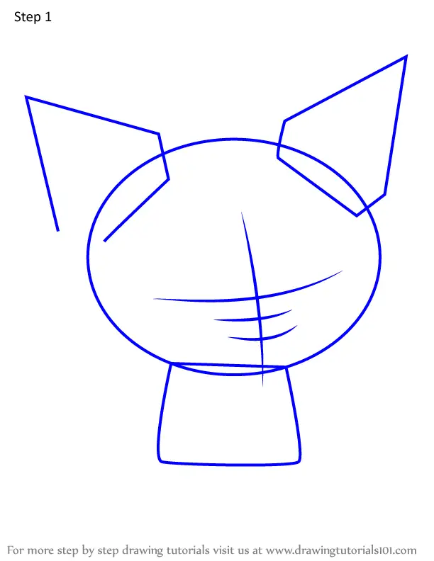 Learn How to Draw Kuromi from Hello Kitty (Hello Kitty) Step by Step